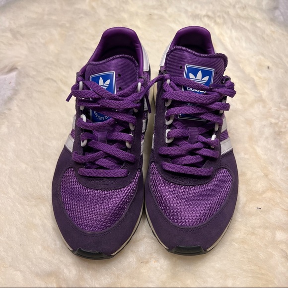 ADIDAS PURPLE AND WHITE SNEAKER - Picture 4 of 5